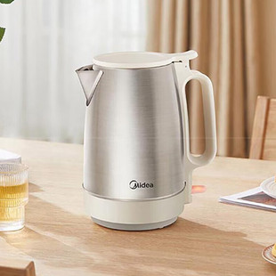 Midea home office tea fast electric kettle 1.7 liters large stainless steel damping open cover MK-SH17DG01