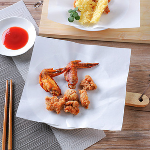Kitchen paper fried food oil-absorbing paper Fried Chicken French fries pad paper barbecue household oil-proof paper Japanese tempura paper