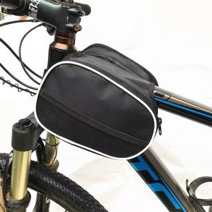 Bicycle Bag Front Beam Bag Mountain Bike Bag Mobile Phone Upper Tube Bag Waterproof Hanging Bag Cycling Equipment Accessories Saddle Bag