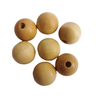 Spot Wooden Beads Wholesale Log Color Lotus Wood Round Beads Large Hole Wooden Beads Small Hole Wooden Beads Handmade Beads