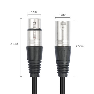 Трансграничные горячие продажи 0,3 м трехэлементный Kannon XLR, двойной XLR Kannon, одна точка, два микшателя звуковой линии
