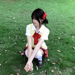 Pepper jk plaid skirt Japanese college style pleated skirt original genuine skirt vest shirt spring and autumn suit school