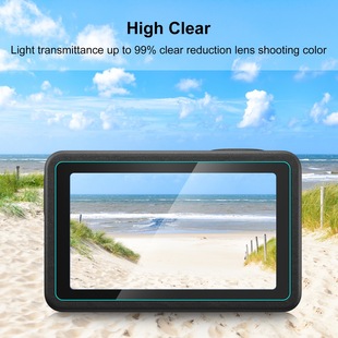 PULUZ Fat Cow for DJI Osmo Action 5 Pro Lens Front and Rear Display Diamond Explosion Proof Film