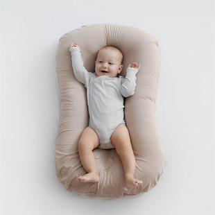 Cross-border hot sale detachable baby crib bed portable folding baby bed machine washable uterus bionic bed wholesale