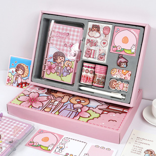 [Voice of Love] Xiao Ma Shu Hand Account Book Set Gift Box Notebook High Color Value Diary Star of Ran Ran