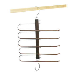 Multi-functional Folding Pants Rack Multi-layer Pants Hanging Solid Wood Pants Clip Home Magic Pants Rack Wardrobe Pants Hanging Pants Storage God