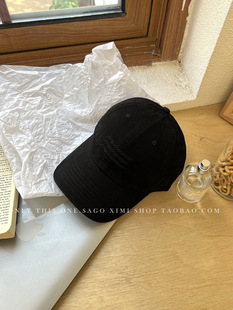 Liangfang South Korea Brown peaked cap female 2023 autumn and winter new small face-looking baseball cap soft top hat ins
