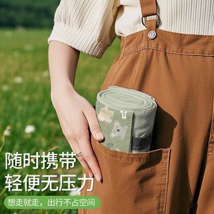 2025 new outdoor mini picnic mat moisture-proof mat spring outing waterproof mat thickened compact portable foldable