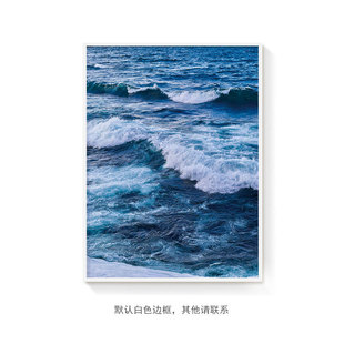 The blue sea синий лечебный ветер декоративная роспись гостиной фон настенная роспись крыльцо для спальни ковша украшения