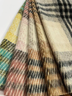 Spot Woolen Large Plaid Coat Clothing/shoes and Hats/luggage Fabric