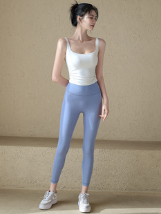One-piece Yoga Clothing Vest Women's Summer New Pleated Waist Sports Bra Running Fitness suit