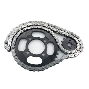 Suitable for Dayang 100 Motorcycle Chain Bending Beam 110 Size Teeth Plate 36 Teeth 14 Small Teeth Sprocket Chain Three-Piece Set
