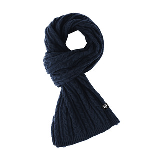 Cross-border Japanese Winter Knitted Scarf All-match Warm Shawl Couple Wool Soft Waxy Long Red Scarf for Cold-proof Household