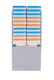Card punching rack warehouse old-fashioned multi-position telescopic card holder paper card card card insertion machine card holder paper card slot material