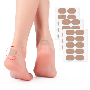 Flannel Multi-Functional Random Sticker Sweat Absorbing Breathable Anti-Fraying Foot Sticker Small Oval Eye Sticker for High Heels