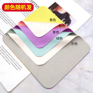 Glasses cloth manufacturers can print logo double-sided wiping cloth suede nano glasses cloth wiping musical instrument cleaning cloth wholesale