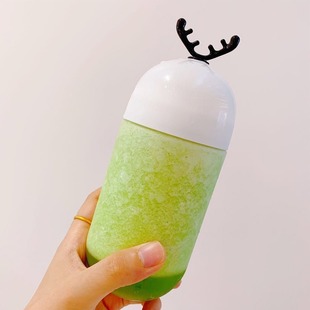 Net red milk tea bottle capsule antler milk tea bottle 500ml