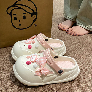 Students Can Wear Non-Slip Thick-Soled Eva Clogs for Women to Wear Outside during Summer Vacation
