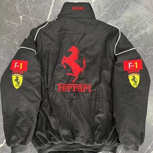 F1 Embroidery Racing Suit Embroidery Motorcycle Riding Suit Bike Suit Embroidery Casual Long Sleeve Cotton Coat A169 Racing Suit