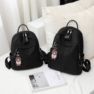 Backpack New Women's Bag Korean-style All-match Schoolbag ins-style Large-capacity Simple Backpack Trendy