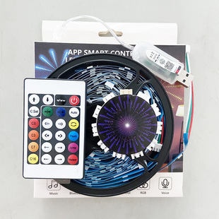 Трансграничный прямой подбор 5V Phantom Flower Light Набор светодиодных декоративных светильников с атмосферой и киберспортивным фоном APP голосового управления ритмом Bluetooth