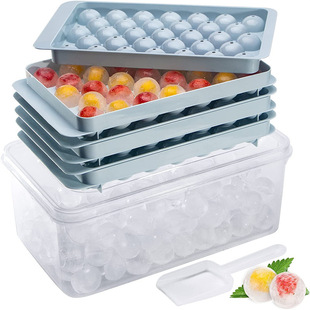 Amazon new 33 104 ice cube product grade plastic ice cube small ice hockey mold with lid household ice