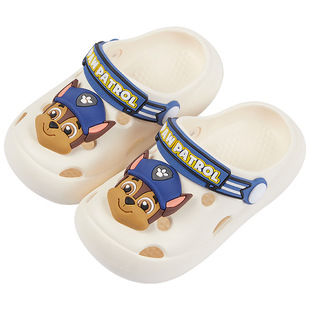 Children's Slippers Summer Boys and Girls Toddlers Indoor Non-slip Cave Shoes Household Baotou Girl Baby Sandals