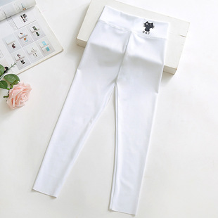 Girl's Shark Pants Spring and Autumn Medium and Large Children's Leggings High Waist Children's Shark Pants Barbie Pants Outer Wear Yoga Pants