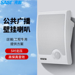 Free Shipping Xianke Ceiling Wall-Mounted Speaker Coaxial Hanging Ball Waterproof Column Ceiling Fire Speaker Monitoring Constant Voltage