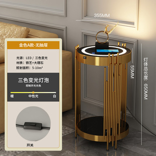 Minimalist Floor Lamp Ins Style Nordic Style Living Room Sofa Side Bedside Table Storage High-Level Atmosphere Tea Table Lamp