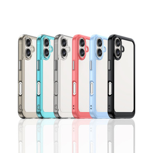 Cross Border Applicable Apple iPhone16 Pro Max Phone Case 16PM Acrylic Space Anti-fall Soft Case Plus