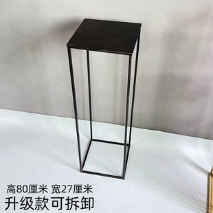Golden geometric road guide wedding props rack iron style wedding floral arrangement iron rack welcome area flower rack