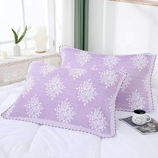 Pillow Turban Pair of Dirt-Resistant Thickened High-Value Non-Slip Gauze Single Large Pillow Towel Breathable Sweat-Absorbing and Wetting