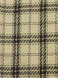 Woolen Fabric, Large Plaid Woolen Fabric, Autumn and Winter Clothing Fabric, Shaoxing Fabric