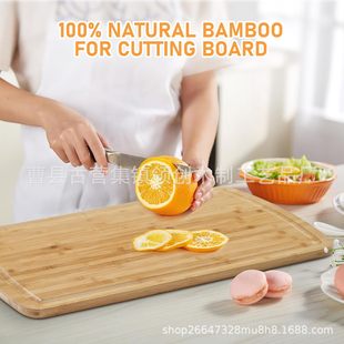 Factory Customized Bamboo Cutting Board Household with Corner Stove Cover Household Kitchen Gas Stove Bamboo Cover Chopping Board