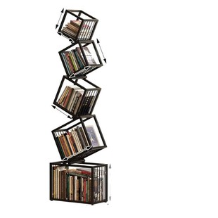 # Сетка красная угловая вертикальная креативная железная книжная полка на полу Современный простой книжный шкаф угловой шкаф для гостиной