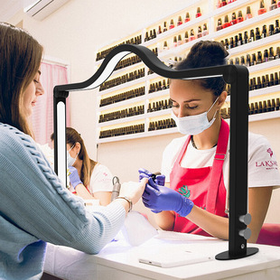 Nail Eye Protection Table Lamp Square Desktop Lighting Lamps Manicurist Special Nail Shop LED Light