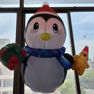 1.2 m Climbing Window Penguin Air Model Christmas Inflatable Air Model Gingerbread Man Air Model