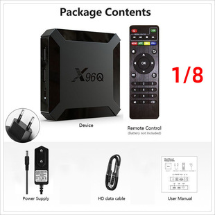 X96Q Set Top Box Android 10 Quan Zhi H313 4k HD Smart Player 2G/16G tvbox