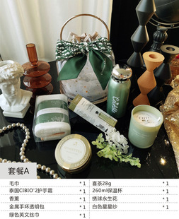Ins Style Best Man Gift Bag Gift Bag Transparent Handbag Bridesmaid Accompanying Gift Gift Bag Gift Empty Box