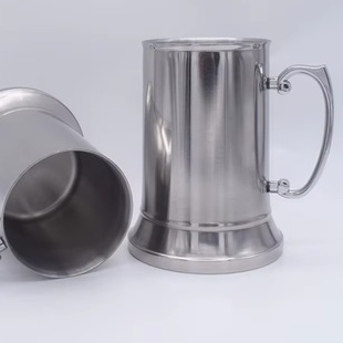 304 Stainless Steel Double Layer Goblet of Fire Bar Bartender Cocktail Glass Beer Pull Fire Cup Mug Cocktail
