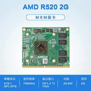 Промышленная видеокарта Zhiruitong R520 2G, применимая для промышленной автоматизации, промышленной компьютерной видеокарты [широкая температурная версия]