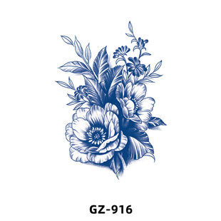 Juice Tattoo Stickers Wholesale Herbal Juice Half Arm Letter Animal Tattoo Stickers Waterproof, Sweatproof and Real Tattoo
