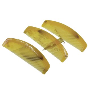 Anti-beef tendon beauty comb mixed color moon-shaped hair comb fold continuous beef tendon comb one yuan supply wholesale