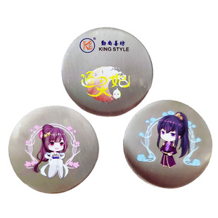 Hardware acrylic resin PC material plastic KT board wood badge Bluetooth headset uv printing processing