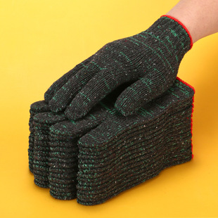 Labor gloves cotton yarn site wholesale drifting cotton yarn construction industry car repair nylon thickening work men and women wear-resistant