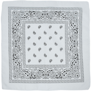 Factory direct supply magic outdoor sports square in stock wholesale polyester cashew flower riding mask paisley scarf