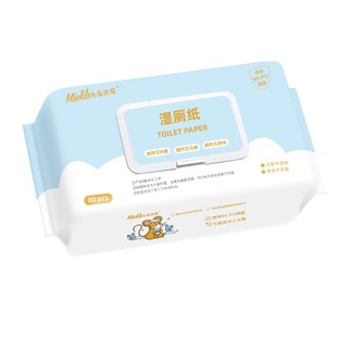 Wet Toilet Paper 80 Household Super Cost-effective Butt Cleaning Toilet Wet Wipes Toilet Paper Sterilization Wipe Butt Flush Dissolved