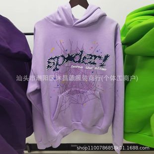 2025 Cross-border Explosions Personalized Street high quality fleece-lined Pattern Printed Hoodie Men's and Women's Trendy All-match Sweater