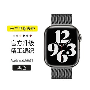 Подходит для appleiwatchs98765se Ремешок для Apple Watch официальный же Миланский красивый металлический магнитный